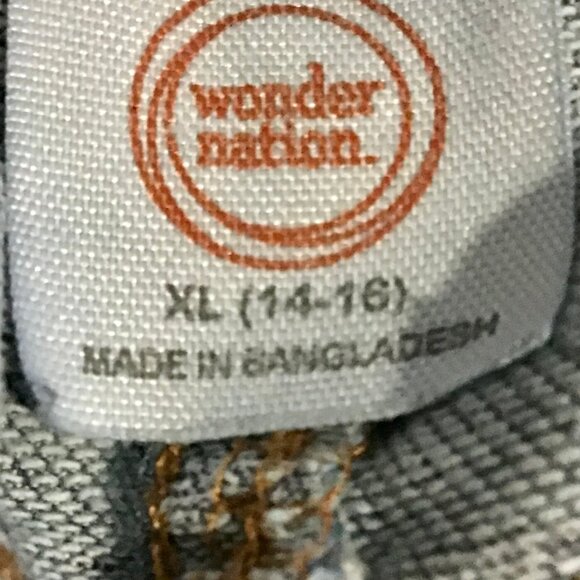 Wonder Nation Kids' XL Jeans Size 14-16 - Picture 2 of 3